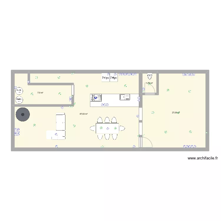 ALEX. Floor plan with ALEX. Floor plan with