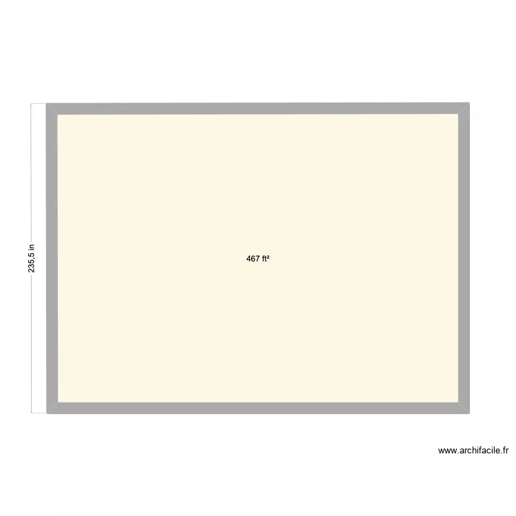 Carport conversion. Floor plan with 1 and 43 m² Carport conversion. Floor plan with 1 and 43 m²