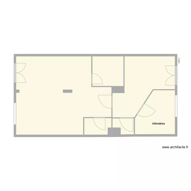 cabinet. Floor plan with 