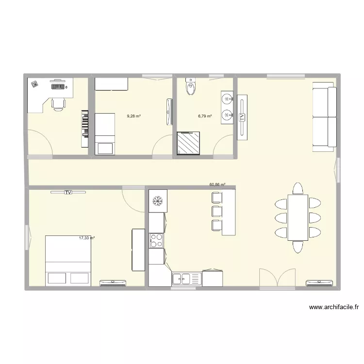 Έξυπνο σπίτι. Floor plan with Έξυπνο σπίτι. Floor plan with