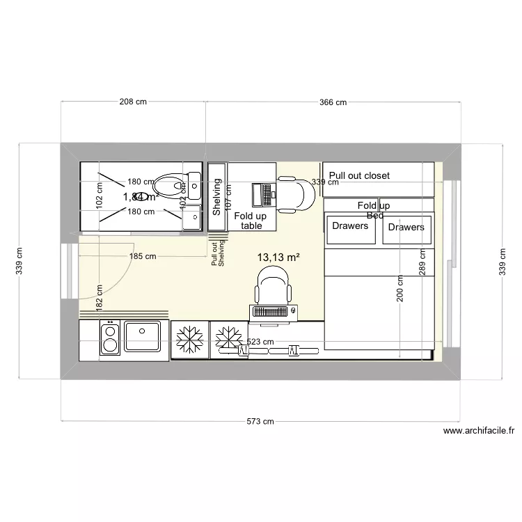 7/17 Macquarie St, Prahran. Floor plan with 