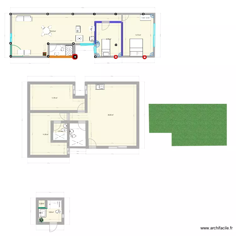 MIRONES PISO2. Floor plan with 