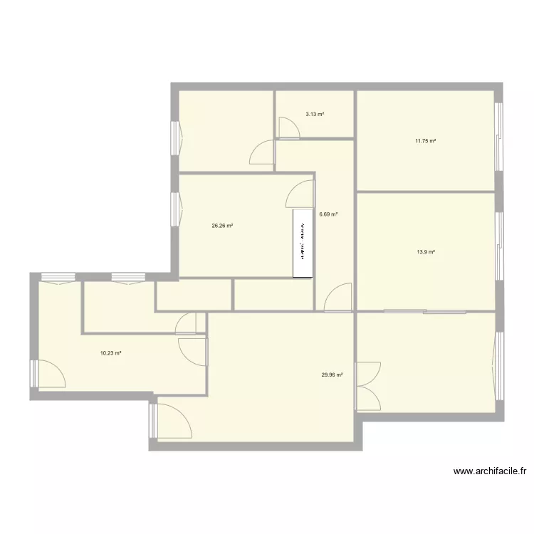 amiga marta. Floor plan with 
