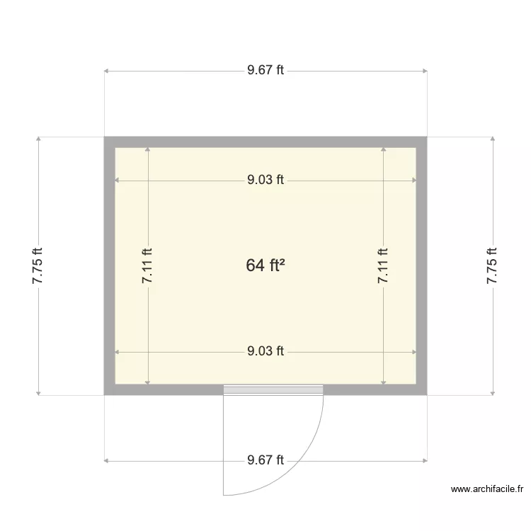 Thera. Floor plan with 