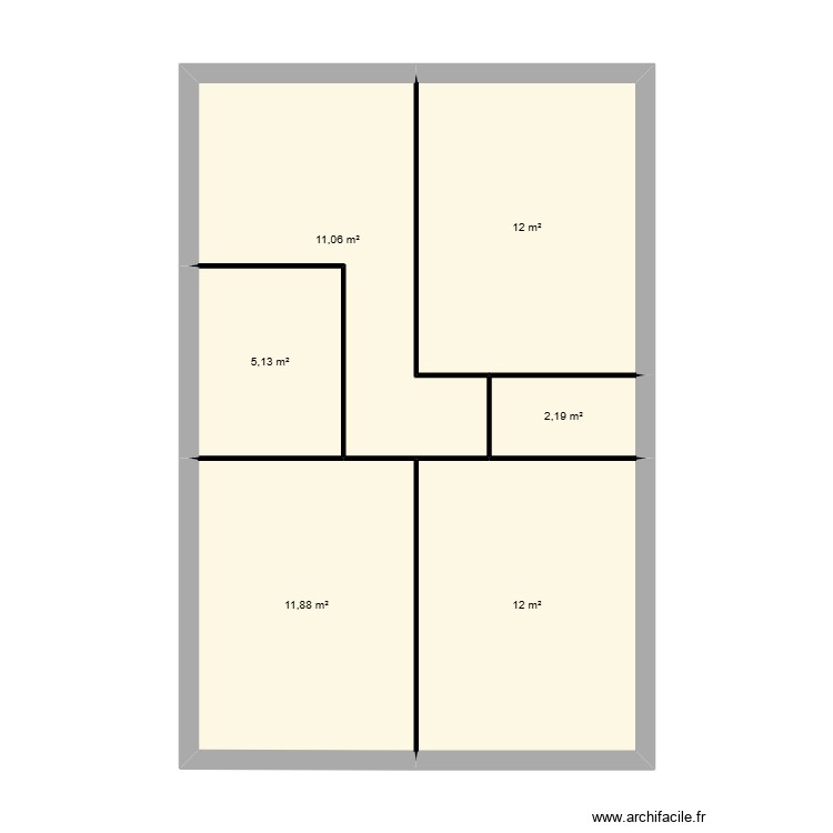 ETAGE K2LOUZE. Floor plan with 0 room and 0 m2