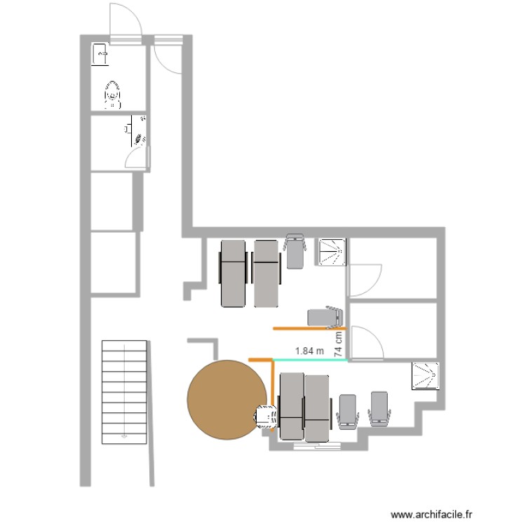 fitness room v3. Floor plan with 0 room and 0 m2