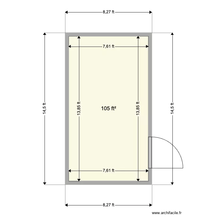 PPD - 4C Dry. Floor plan with 