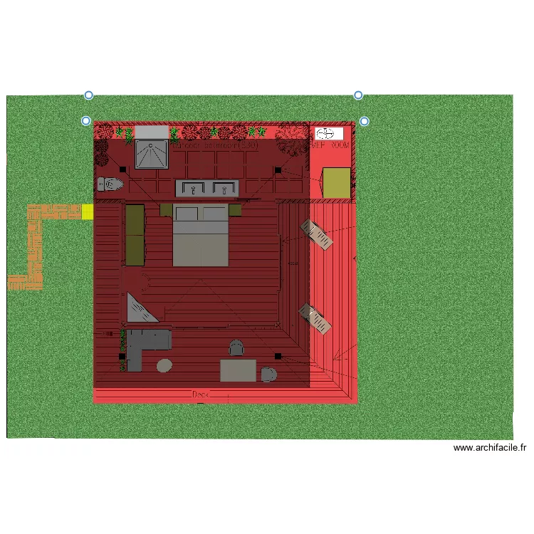 villa 11 . Floor plan with 