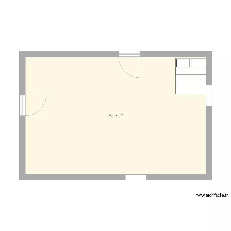 my room. Floor plan with 