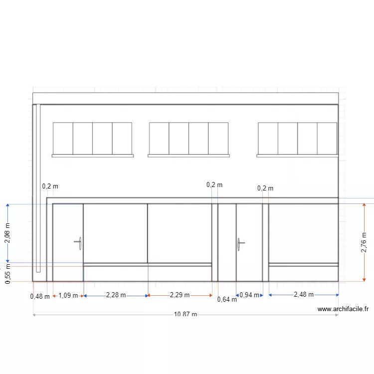 Ploemeur 1. Floor plan with Ploemeur 1. Floor plan with