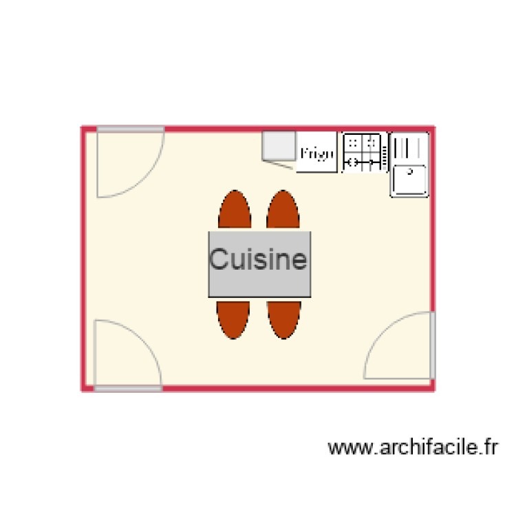 Appartement1 cuisine inss. Floor plan with 0 room and 0 m2