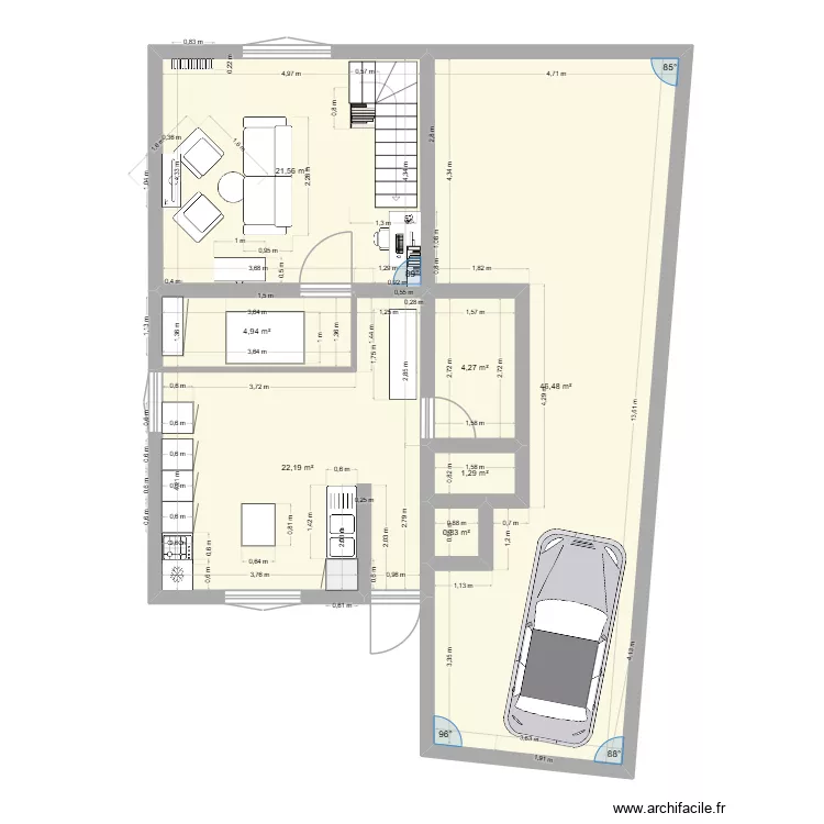 rdc. Floor plan with rdc. Floor plan with