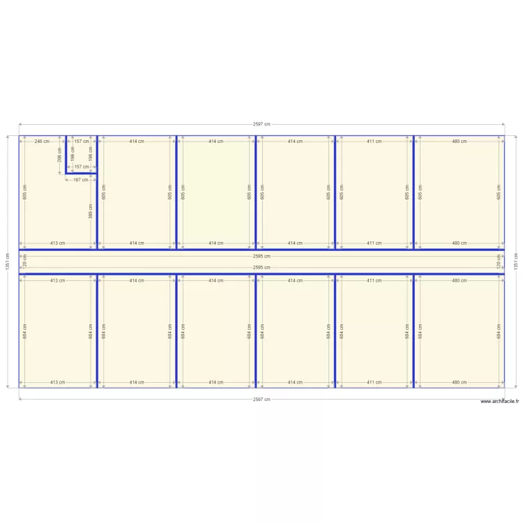 croquis kadede. Floor plan with 
