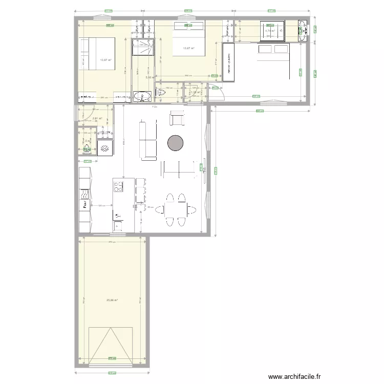 evi Barjac 2BADKAMERS garage voorzijde voordeurzijkant. Floor plan with evi Barjac 2BADKAMERS garage voorzijde voordeurzijkant. Floor plan with