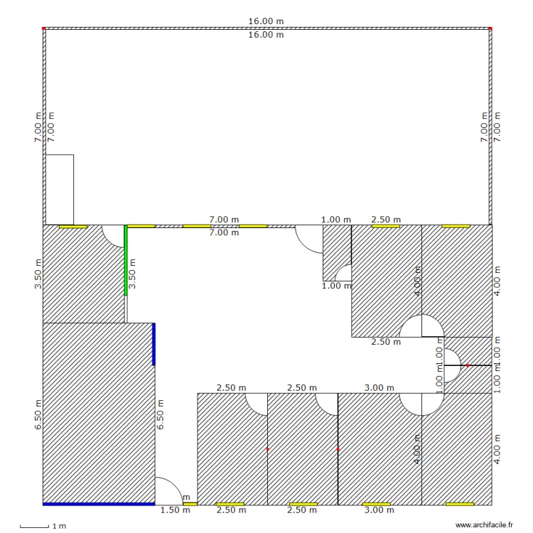 aux2. Floor plan with aux2. Floor plan with