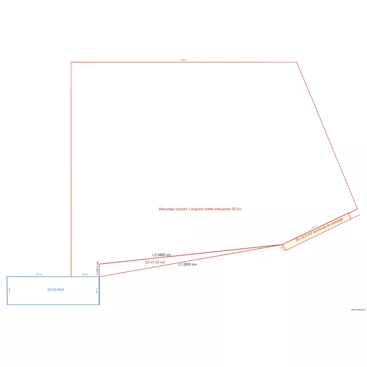final agreement. Floor plan with 