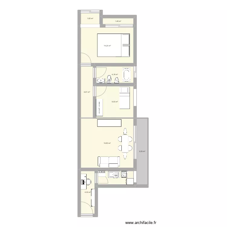 Donado. Floor plan with 