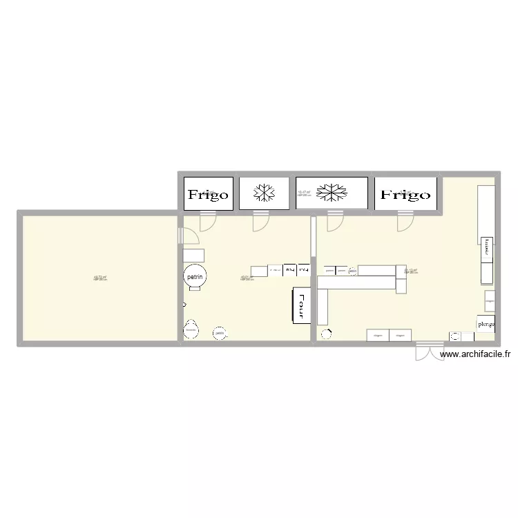 plan boulangerie Esteban arsac!. Floor plan with 