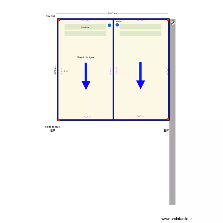 Liz Gauche v2. Floor plan with 2 Rooms and 32 m² Liz Gauche v2. Floor plan with 2 Rooms and 32 m²
