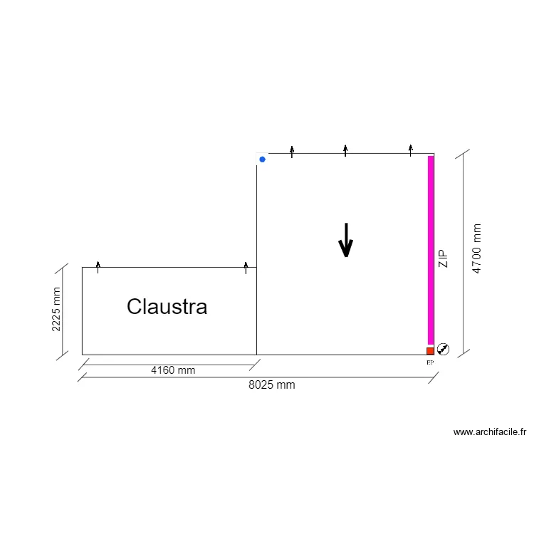 Prospect Français. Floor plan with Prospect Français. Floor plan with