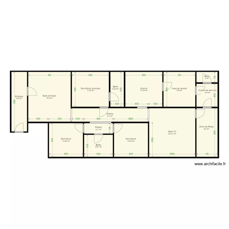 PLANO. Floor plan with 