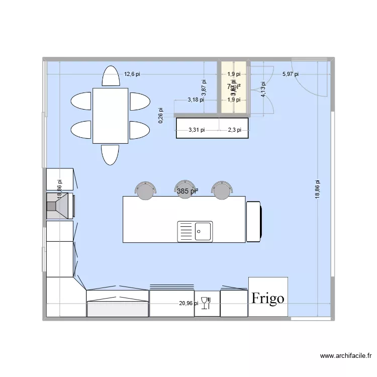 Plan 1. Floor plan with Plan 1. Floor plan with