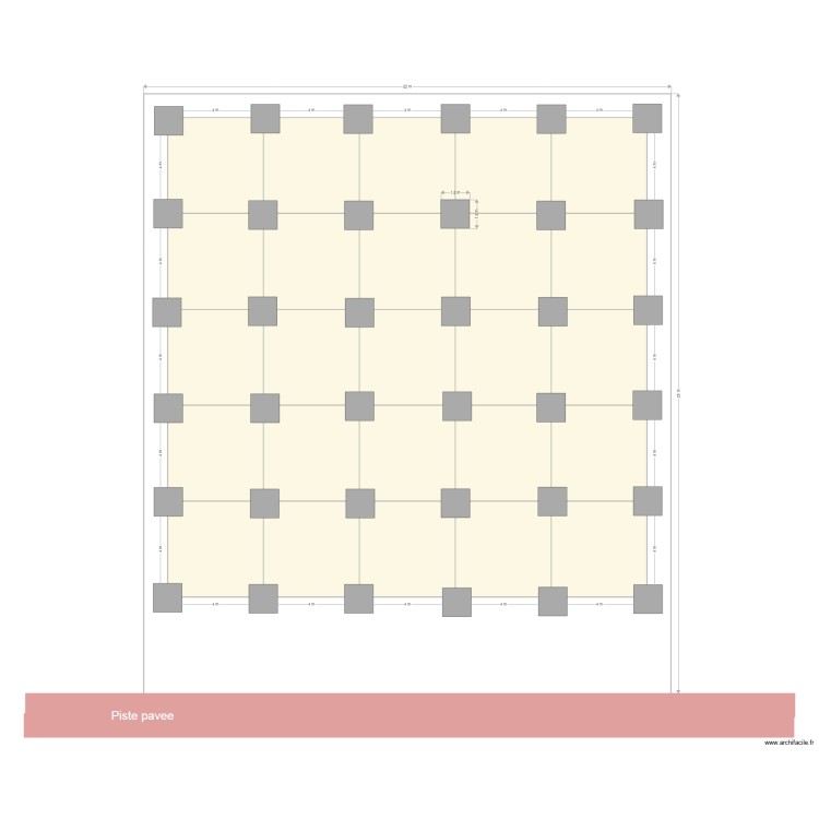 fondations bwiza. Floor plan with 0 room and 0 m2