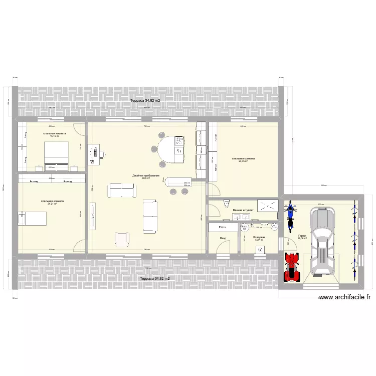 PLAN KOSSHY 3. Floor plan with 