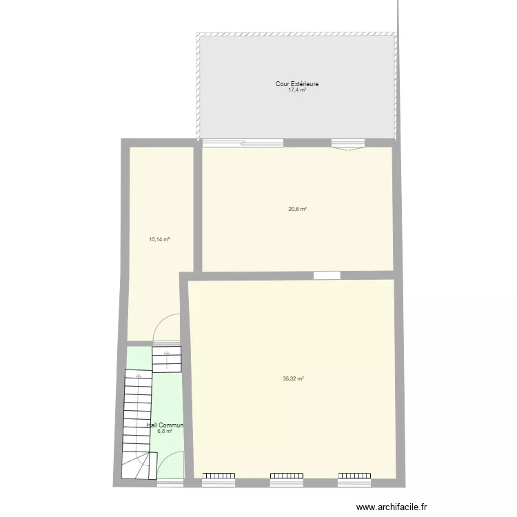 Eup vierge. Floor plan with 