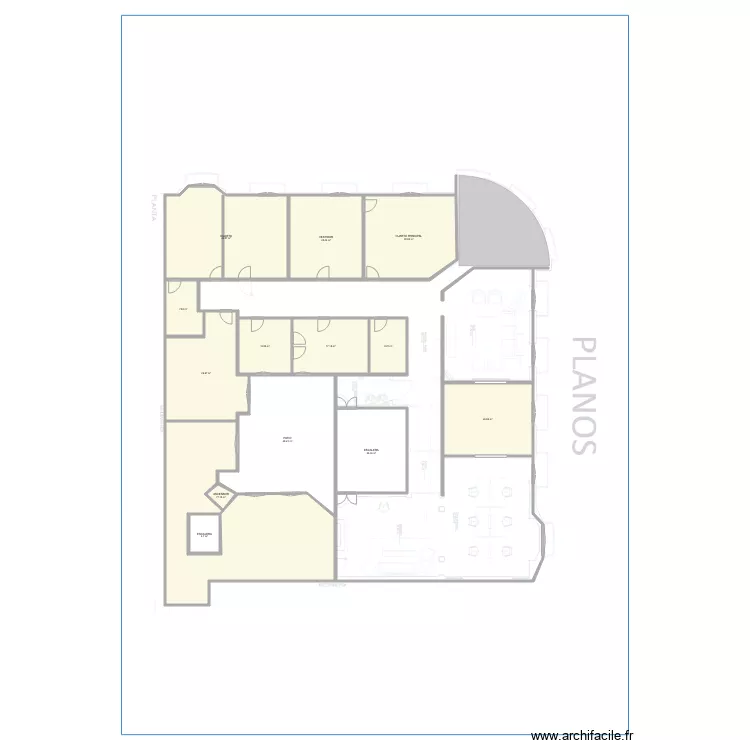 MIGUEL ANGEL. Floor plan with 