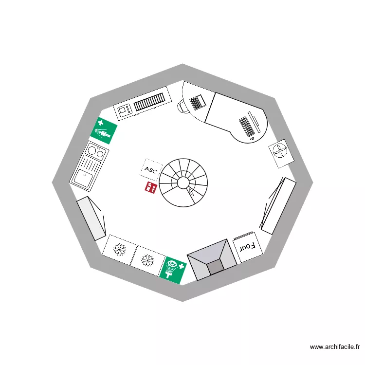 Abplane. Floor plan with 