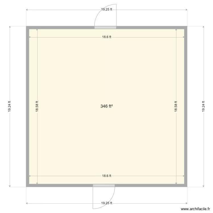 Con. Floor plan with 