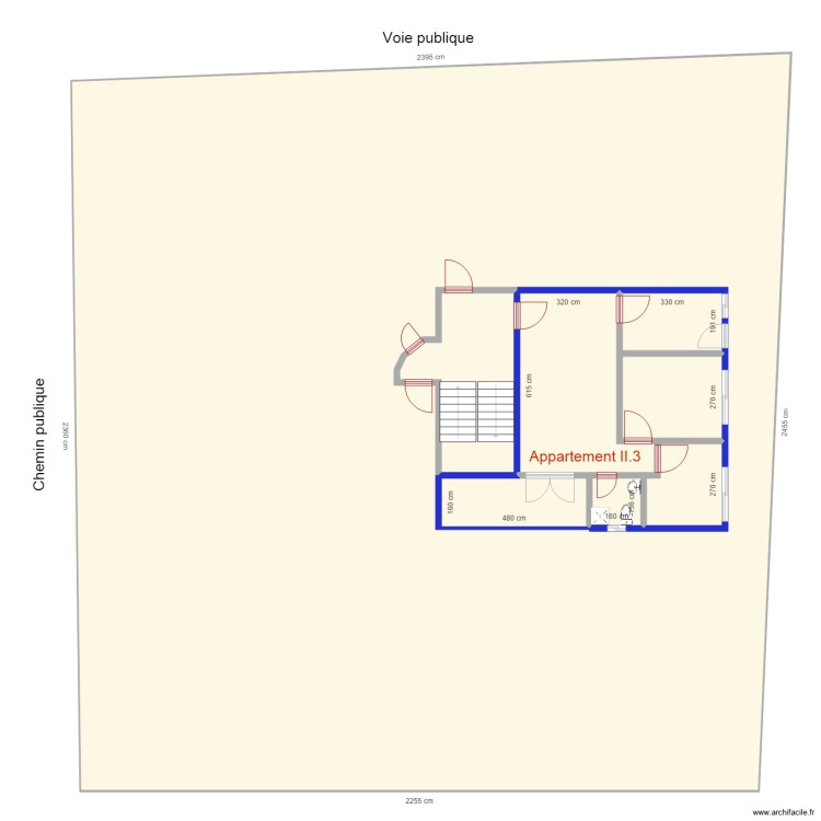 appartements II3. Floor plan with 0 room and 0 m2