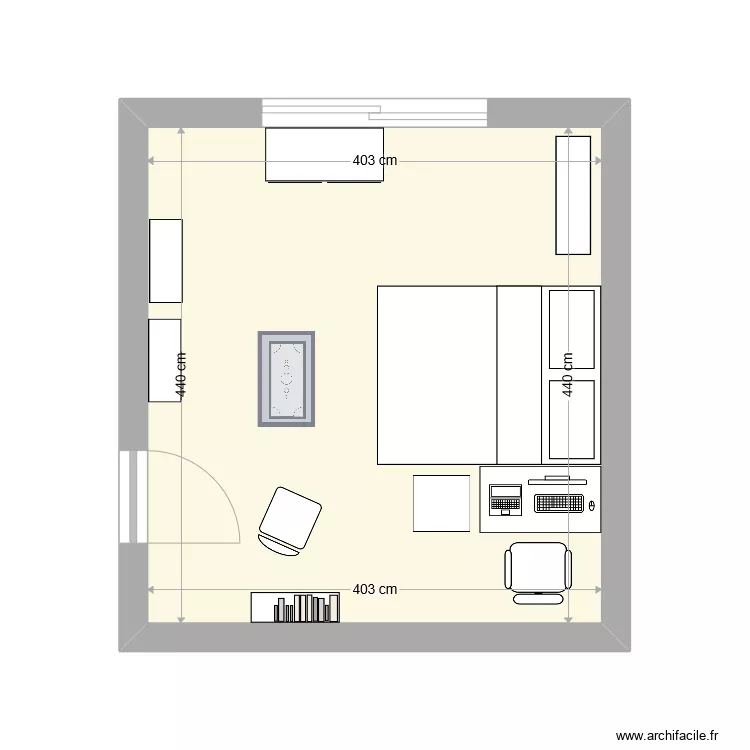 cuarto. Floor plan with cuarto. Floor plan with
