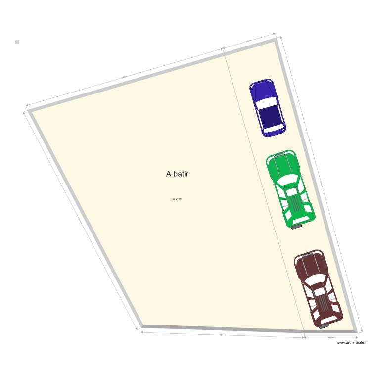 Superficie &agrave; batir. Floor plan with 0 room and 0 m2