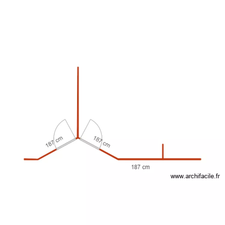 mur 3eme etagebis. Floor plan with 