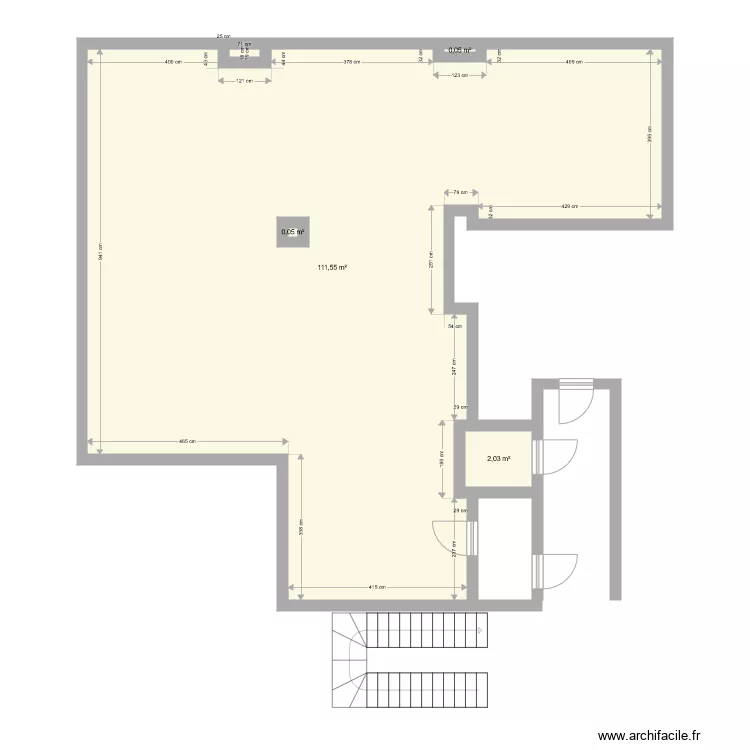 Cuarto calderas. Floor plan with Cuarto calderas. Floor plan with