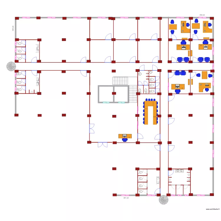 etages2. Floor plan with 