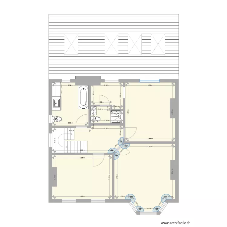 18 HFC Proposed Floor Plan. Floor plan with 