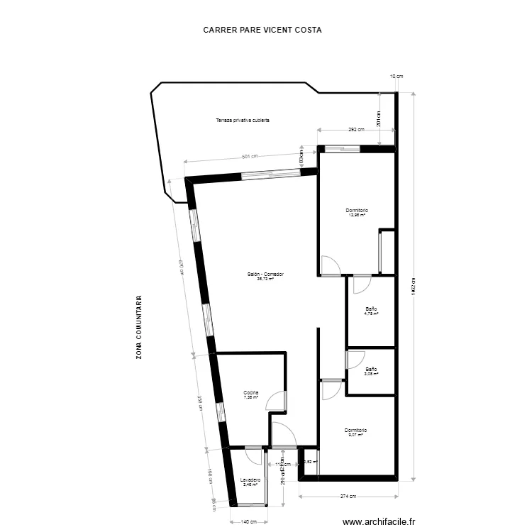 MARIA VILLANGOMEZ- STA. EULALIA. Floor plan with MARIA VILLANGOMEZ- STA. EULALIA. Floor plan with