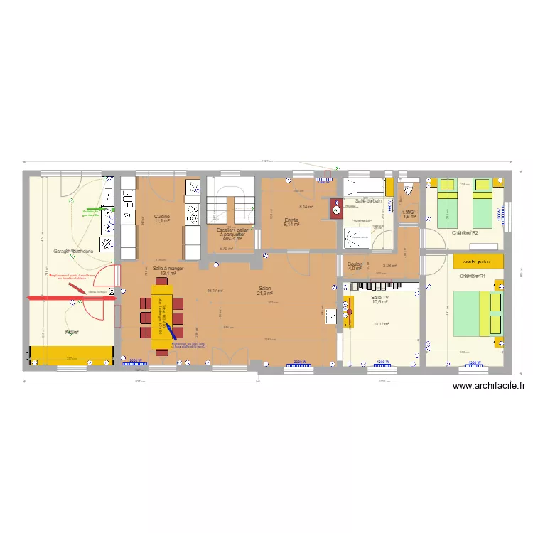 Chic à Chic RDC Projet 4. Floor plan with Chic à Chic RDC Projet 4. Floor plan with