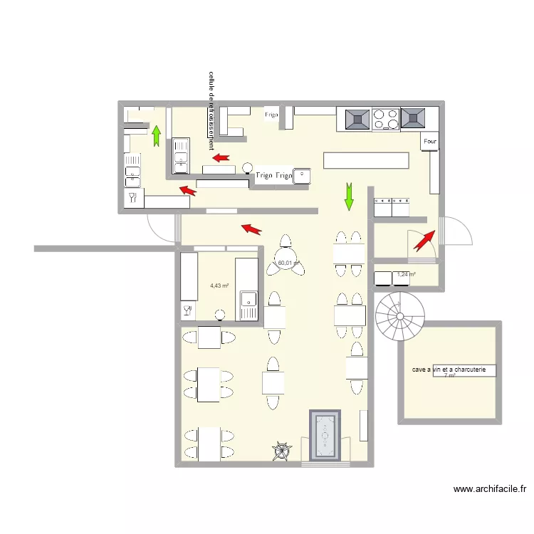 plan assemblage2. Floor plan with 