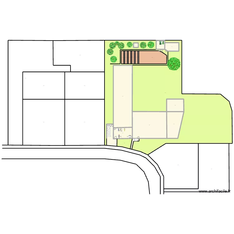 rrr. Floor plan with 31  and 8185 m²