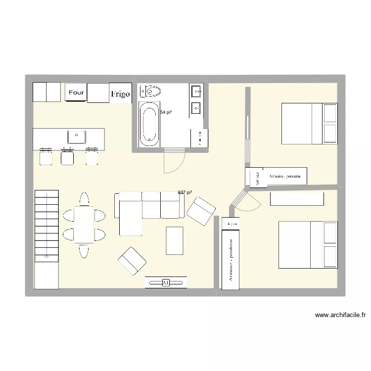 Plan 1. Floor plan with Plan 1. Floor plan with