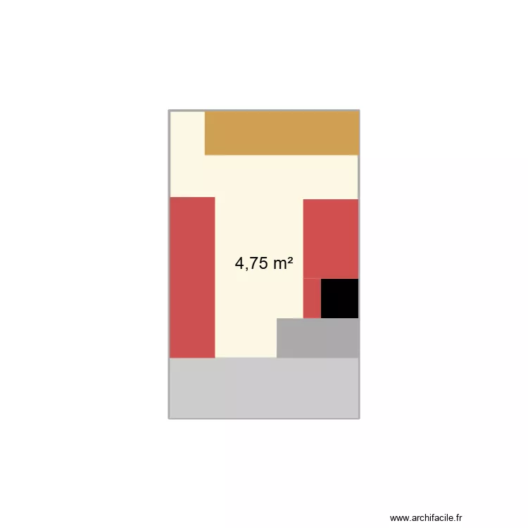 plane A. Floor plan with 