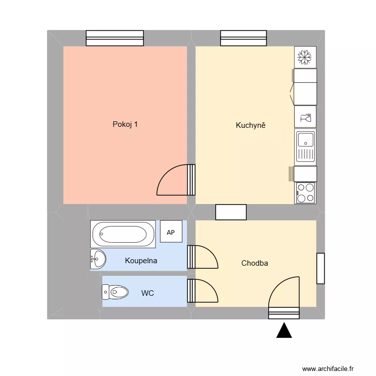 nám. Vítězslava Nováka 540, byt 3. Floor plan with 10 and 163 m² nám. Vítězslava Nováka 540, byt 3. Floor plan with 10 and 163 m²