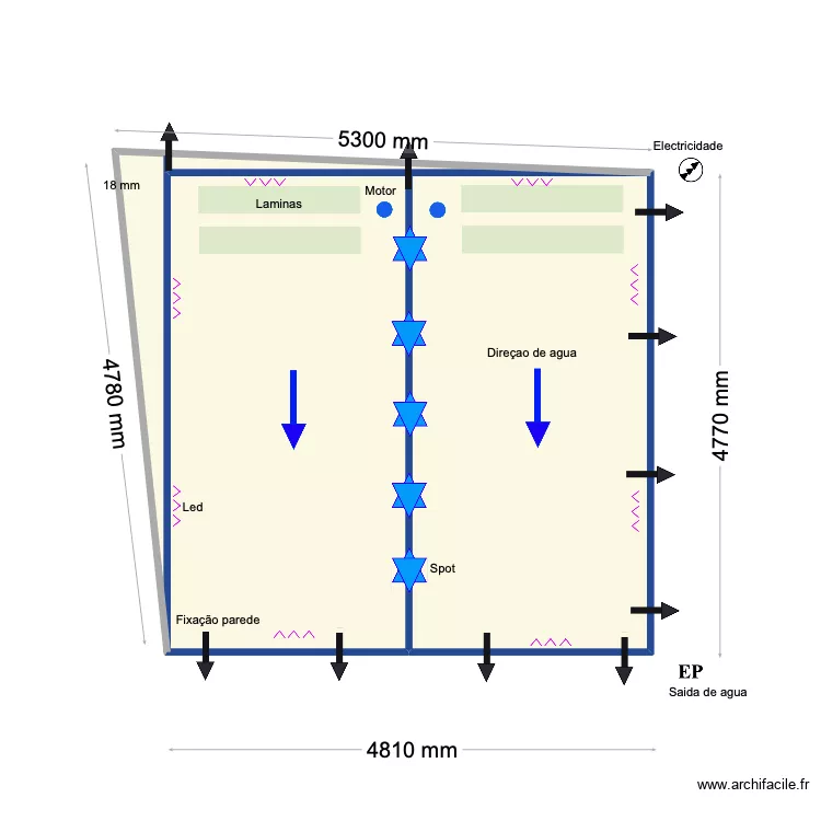 Silva Algoz 2 V3. Floor plan with Silva Algoz 2 V3. Floor plan with