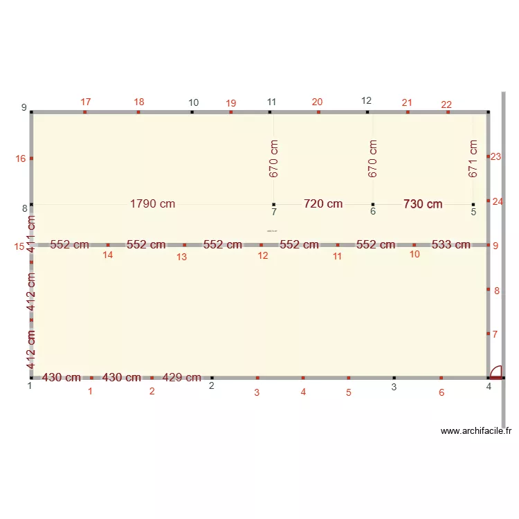 nouvelles semelles hangar. Floor plan with nouvelles semelles hangar. Floor plan with