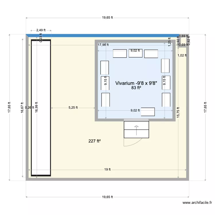 SIUC Full view Option 1. Floor plan with 