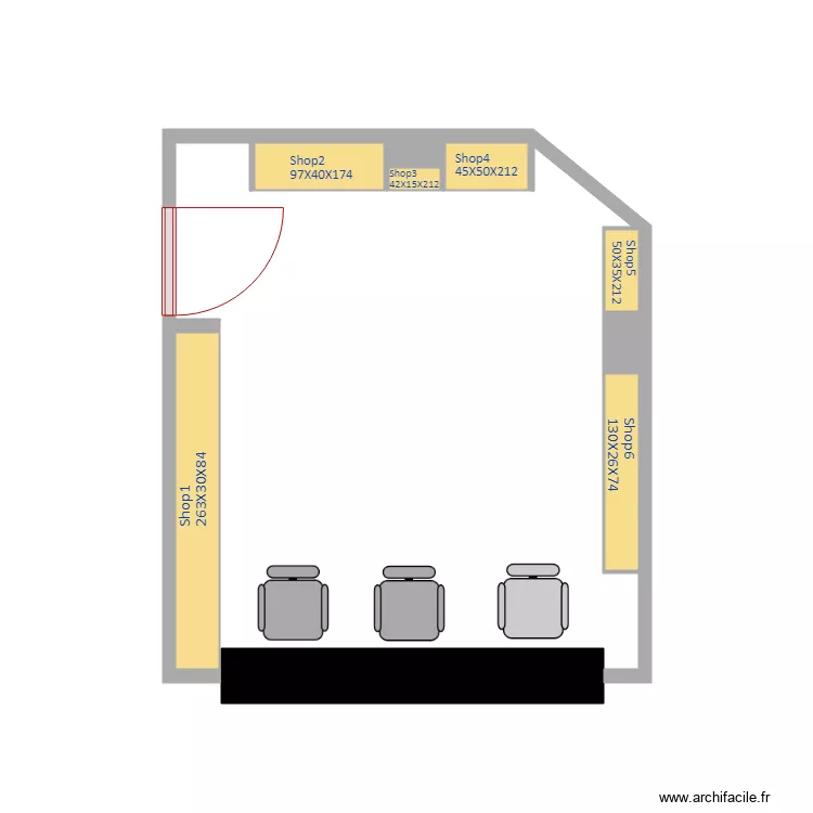 Mirador hotel boutique. Floor plan with 